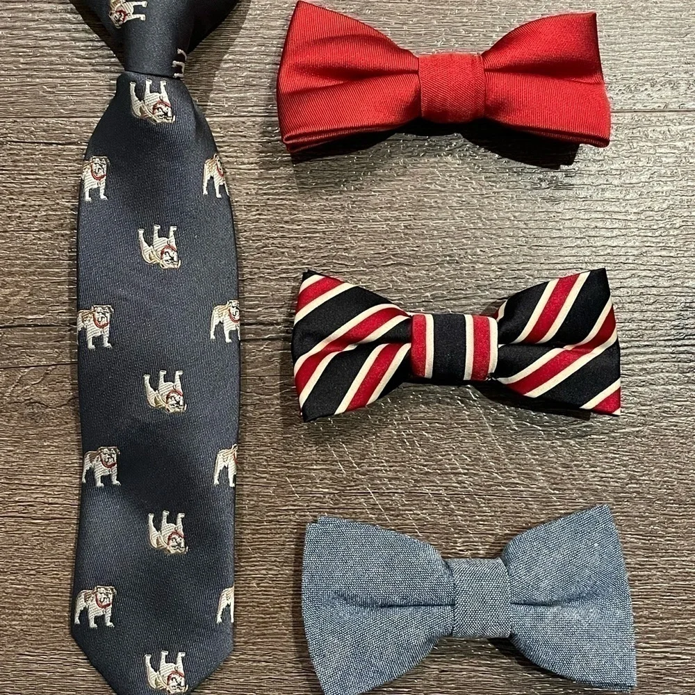 Bundle of Gap and Old Navy Kid’s Clip-On Bow Ties and Tie